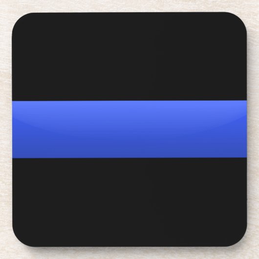Thin Blue Line Untersetzer (Vorderseite)