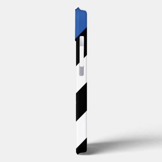 Thin Blue Line US Flagge Case-Mate iPhone Hülle (Rückseite / Links)