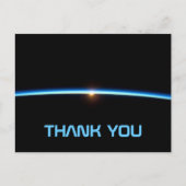 Thin Blue Line Vielen Dank Postcard Postkarte (Vorderseite)