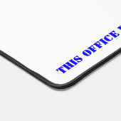 [Thin Blue Line] Zurück zur Blue v3-Polizei Schreibtischunterlage (Ecke)