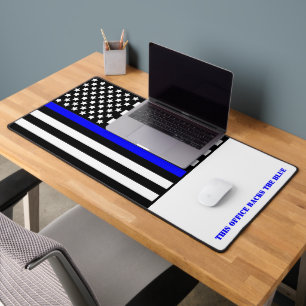 [Thin Blue Line] Zurück zur Blue v3-Polizei Schreibtischunterlage