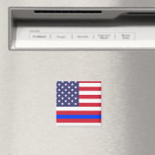 "THIN BLUE LINIE AUF FLAG" MAGNET (In Situ (Geschirrspüler))