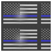 Thin-Blue-Linie Stoff (Nahaufnahme)