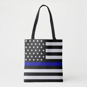 Thin Blue/Red Line-Flag Tasche