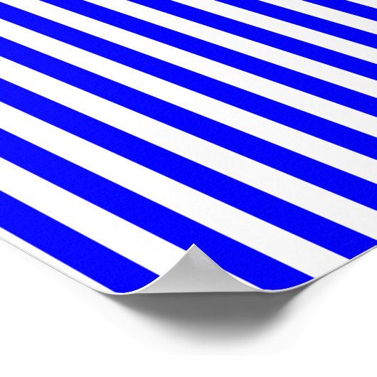 Thin Blue Stripes Poster (Ecke)