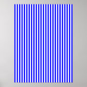 Thin Blue Stripes Poster (Vorne)