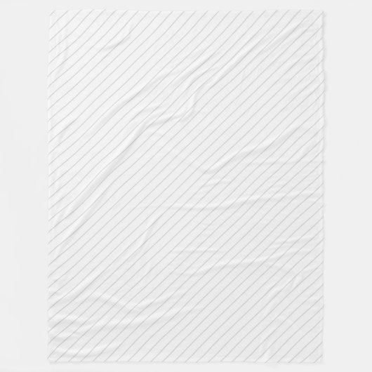 Thin Diagonal Lines Fleecedecke (Vorderseite)
