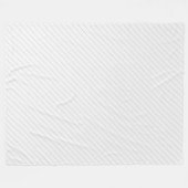 Thin Diagonal Lines Fleecedecke (Vorderseite (Horizontal))