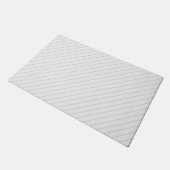 Thin Diagonal Lines Fußmatte (Schrägansicht)