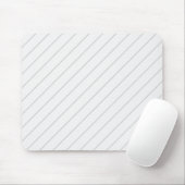 Thin Diagonal Lines Mousepad (Mit Mouse)