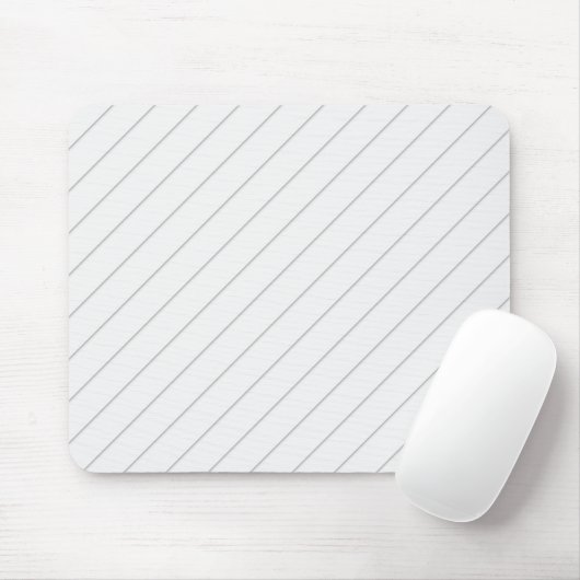 Thin Diagonal Lines Mousepad (Mit Mouse)