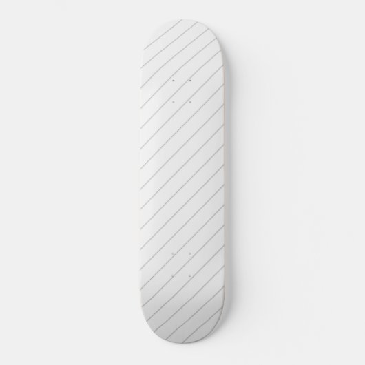Thin Diagonal Lines Skateboard (Vorderseite)