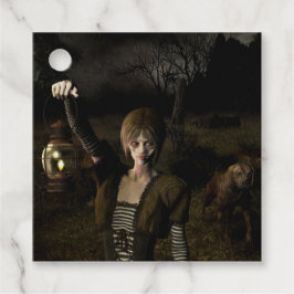 Thin female carrying lamp geschenkanhänger