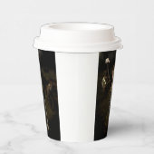 Thin female carrying lamp pappbecher (Rechts)