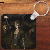 Thin female carrying lamp schlüsselanhänger (Rückseite)