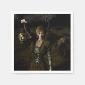 Thin female carrying lamp serviette (Vorderseite)