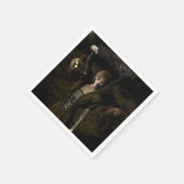 Thin female carrying lamp serviette (Ecke)