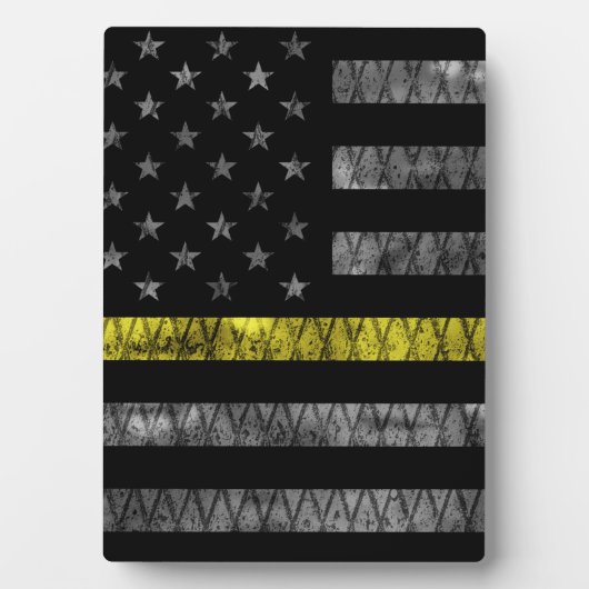 Thin-Gelbe Linie-Markierung für den Dispatcher Fotoplatte (Vorderseite)