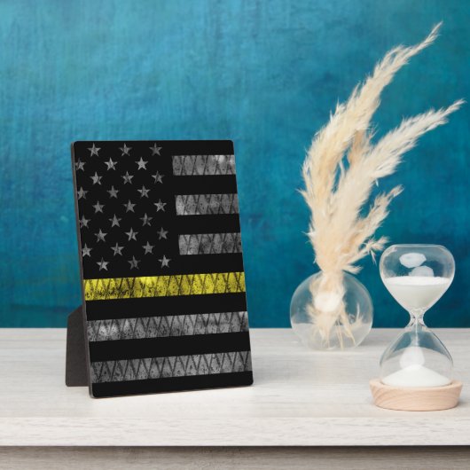 Thin-Gelbe Linie-Markierung für den Dispatcher Fotoplatte (Seite)