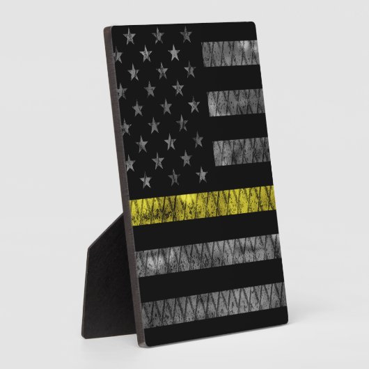 Thin-Gelbe Linie-Markierung für den Dispatcher Fotoplatte (Seite)