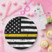 Thin Gold Line 911 Police Dispatcher Party Pappteller (Party)