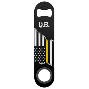 Thin Gold Line American Flag Personalisiert Speed Flaschenöffner