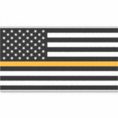 Thin Gold Line Dispatch 8" Vinyl Laptop Sticker (Vorderseite)