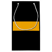 Thin Gold Line Dispatch Kleine Geschenktasche Geschenktüte (Rückseite)