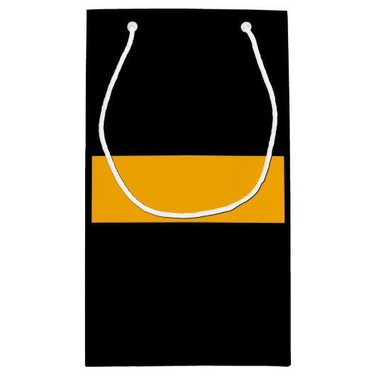 Thin Gold Line Dispatch Kleine Geschenktasche Geschenktüte (Rückseite)