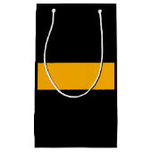 Thin Gold Line Dispatch Kleine Geschenktasche Geschenktüte (Vorderseite)