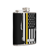 Thin Gold Line Dispatch USA Flag Torout Look Flachmann (Rechts)