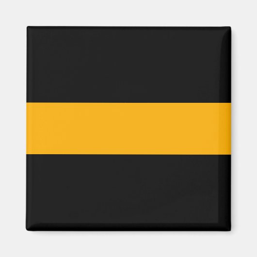 Thin Gold Line Dispatcher Magnet (Vorne)