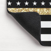 Thin Gold Line Glitzer Mousepad (Ecke)