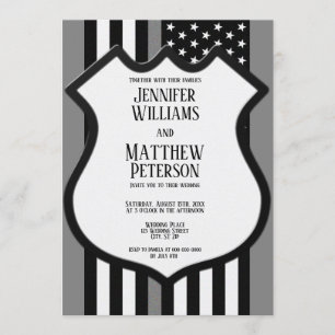 Thin Gray Line Abzeichen Einladung