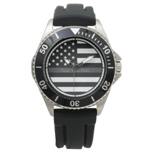 Thin Gray Line Armbanduhr