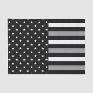 Thin Gray Line & Stars Seidenpapier