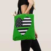 Thin Green Glitzer Line Tasche (Von Nahem)
