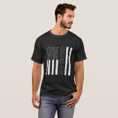 Thin Grey Line Co American Flag Hoodie T-Shirt (Vorne ganz)