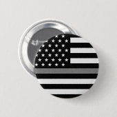 Thin Grey Line Flag Button (Vorne & Hinten)