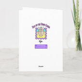 THIN HEAAED Belated Birthday Card Karte (Rückseite)