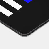 Thin Line Blue Flag Desk Mat Schreibtischunterlage (Ecke)