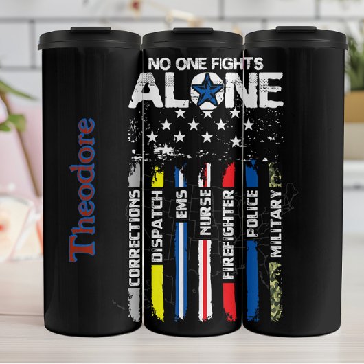 Thin Line First Responder Einheit Thermosbecher
