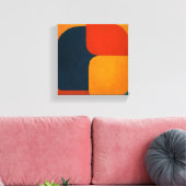 "Thin Lines Between Sides" Pt.1 Leinwanddruck (Insitu (Wohnzimmer))