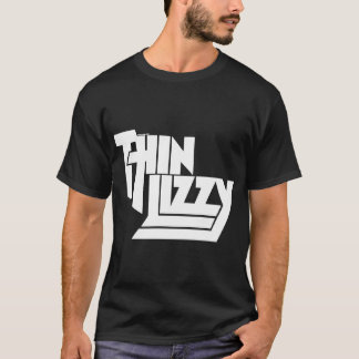 Thin Lizzy â€"White Stack Logo Pullover Hoodie