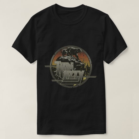 Thin Lizzy Nightlife 1974 Classic T-Shirt (Design vorne)