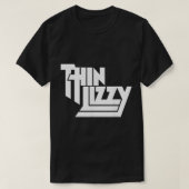 Thin Lizzy White Stacks Logo T-Shirt (Design vorne)