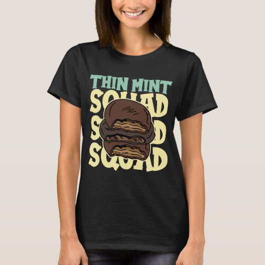 Thin Mint Squad Cookie Backkohl T-Shirt (Vorderseite)