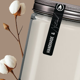 Thin Modern Jar Tamper-Proof Siegel Label Etiketten