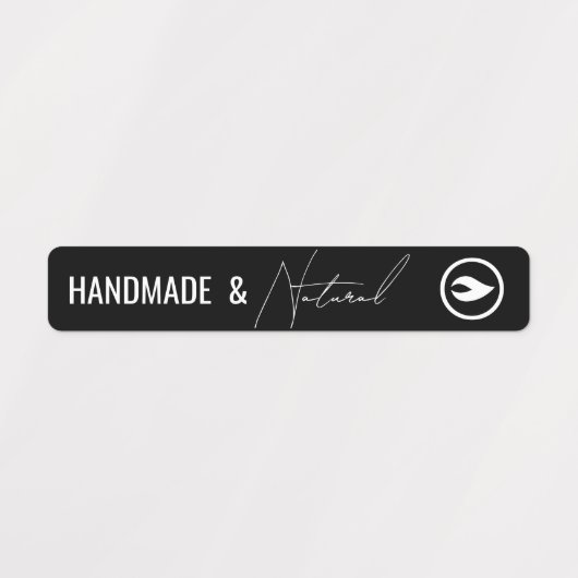 Thin Modern Jar Tamper-Proof Siegel Label Etiketten (Design 1)