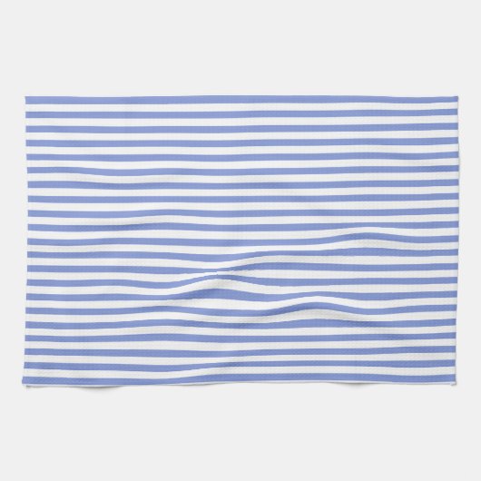 Thin Navy Blue und White Stripes Küche Handtuch (Horizontal)